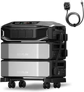 EF ECOFLOW Power Station 12288Wh Delta Pro Ultra X with AC cable, 12000W Solar Generator f