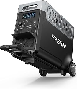 AFERIY 3840Wh Portable Power Station,120V AC Outlets x 5,2.5H Fast Charge,3600W(Peak 7200W