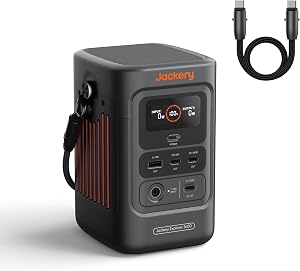 Jackery Explorer 240D Power Bank (80,000mAh), LiFePO4 Battery 256Wh Portable Power Station