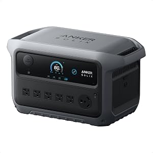 Anker SOLIX C2000 Gen 2 Portable Power Station, 2,400W (Peak 4,000W) Solar Generator, Full