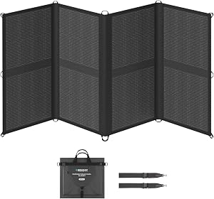 Renogy 200W Portable Solar Panel Blanket, 25% High Efficiency N-Type Foldable Solar Charge