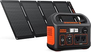 Jackery Solar Generator 300, 292Wh Power Station with 40W Solar Panel, 300W Pure Sine Wave
