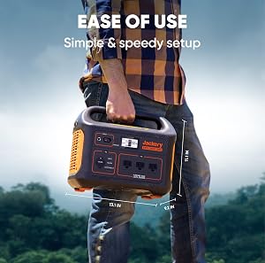 Jackery Explorer 1000 Portable Power Station, 1002Wh Capacity with 3x1000W AC Outlets, Sol