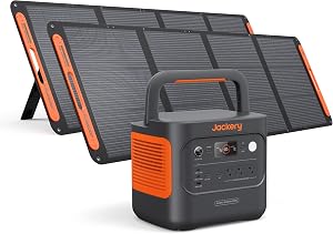 Jackery Explorer 2000 v2 Portable Power Station with 2x200W Solar Panels, 2042Wh LiFePo4 B